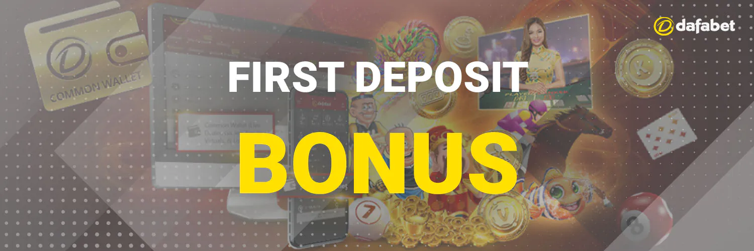 First deposit bonu