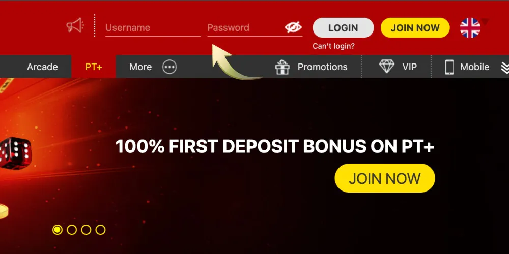 login to casino account